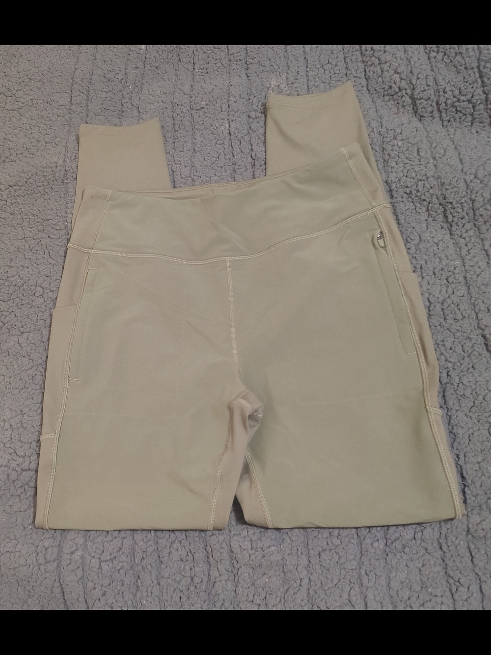 The North Face Women's Leggings in An Army Green Color